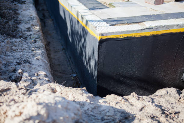 Professional Exterior Waterproofing technician working in Perkiomenville, PA